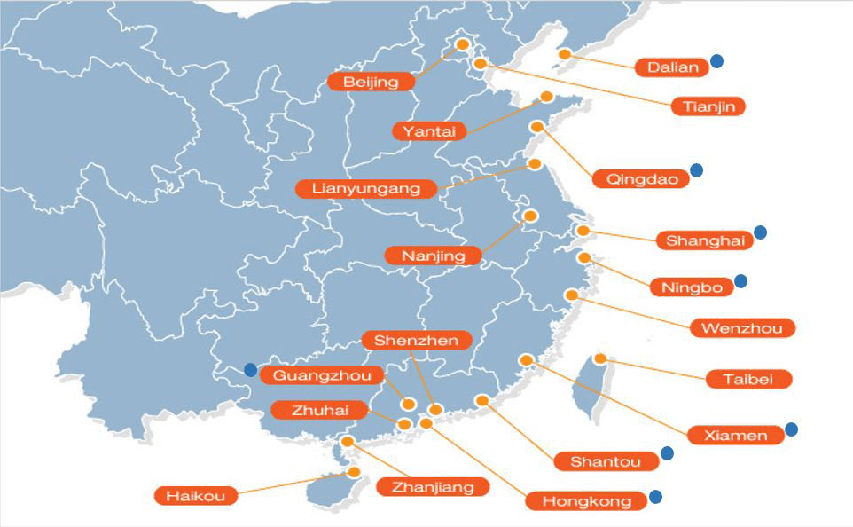 major china ports