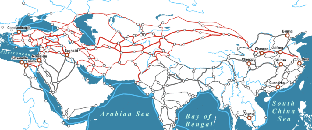 Sea Shipping Routes from China